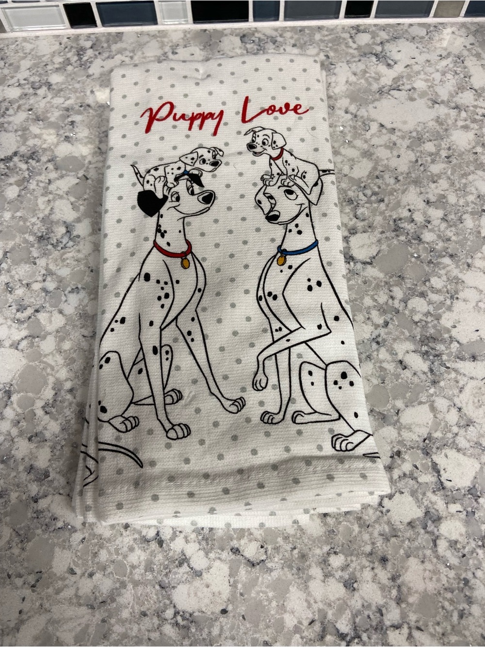 Disney Puppy Love Dalmatian Kitchen Towel 2 pack